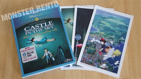 Studio Ghibli Castle In The Sky Blu Ray Dvd Unboxing Review Youtube