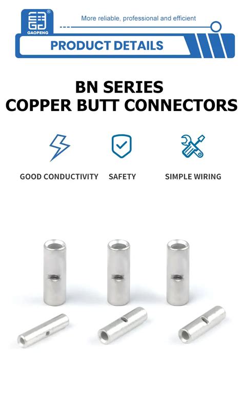 Bn 1 25 2 5 5 Non Insulated Copper Terminals Cord Press Electrical Wire