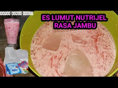 Es Lumut Nutrijel Rasa Jambu Minuman Kekinian Cocok Untuk Jualan