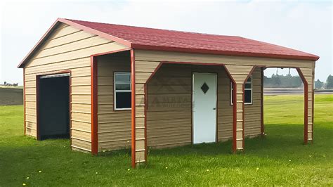 24x25 Metal Utility Building AA Metal Buildings