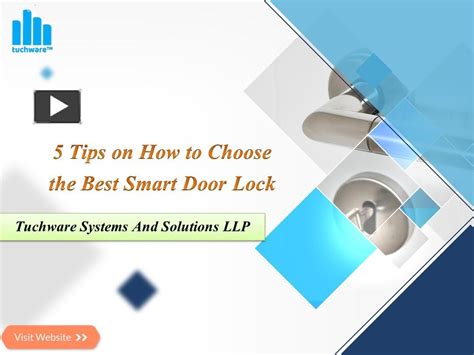 Ppt 5 Tips On How To Choose The Best Smart Door Lock Powerpoint