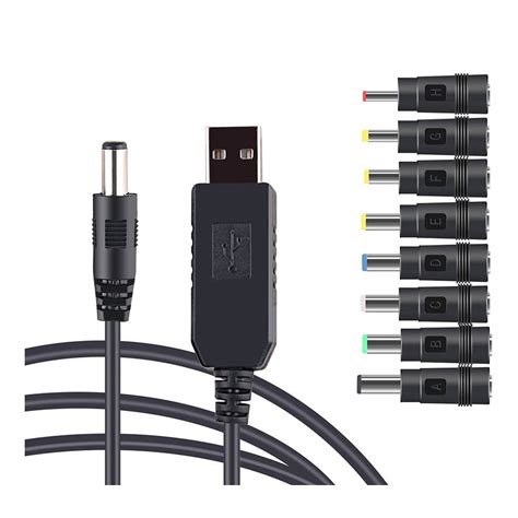 M V Usb Dc Ladekabel Usb A Stecker Auf Hohlstecker