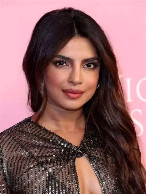 Priyanka Chopra Pairs Bold Bralette With Sheer Dress For Victoria S