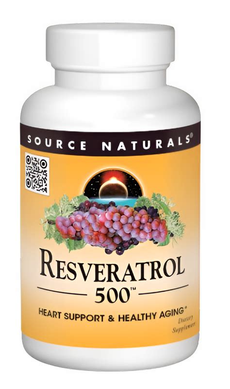 Resveratrol 500mg Tab 30 Y 60 Vitamin Nutrition Rd