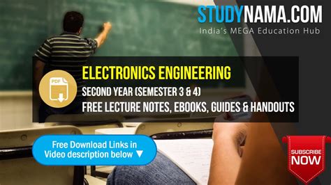 Btech Electronics Engineering Ece Et Ei Nd Year Notes Ebooks