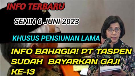 Info Bahagia Pt Taspen Sudah Bayarkan Gaji Ke Pensiunan Pns Hari