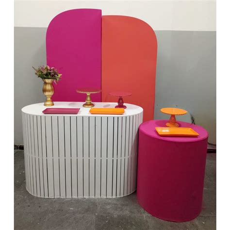 Decoração Pink E Laranja