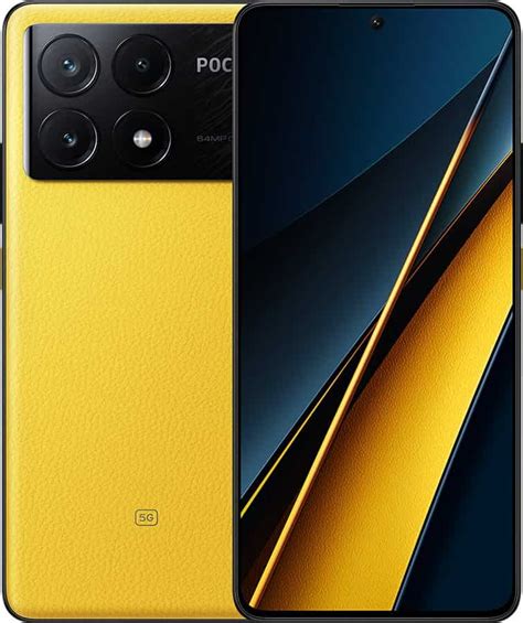 Xiaomi Poco X6 Pro 5G Yellow 256GB 12GB RAM Gsm Unlocked Phone Mediatek