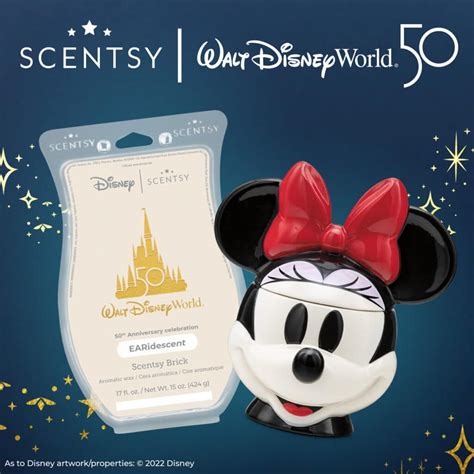 Disney 50th Anniversary Ultimate Mickey And Minnie Mouse Scentsy T Set