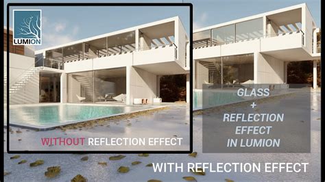 How To Use Glass Reflection Effect In Lumion Youtube