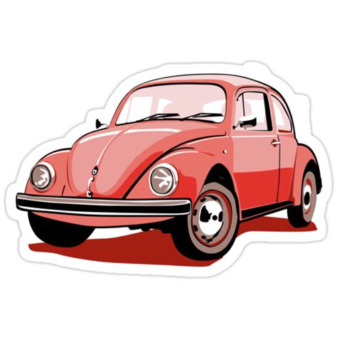 "VW beetle" Stickers by Lara Allport | Redbubble