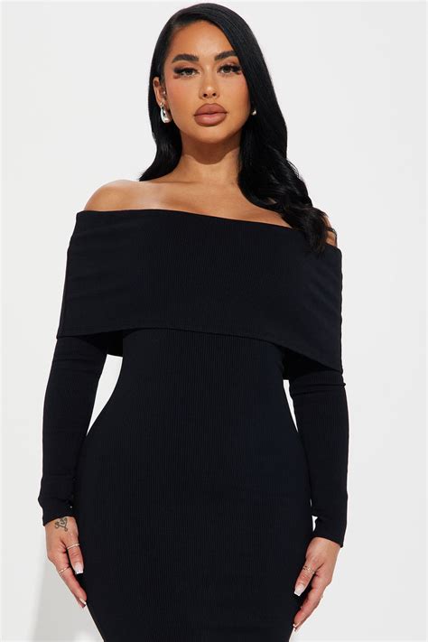 Nayeli Snatched Maxi Dress Black Fashion Nova Dresses Fashion Nova