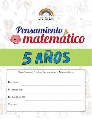 Cuaderno De Trabajo Pensamiento Matem Tico Inicial A Os