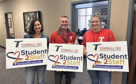 Feel Good Story Tomball Isd Recognizes Its Own Through Student2staff