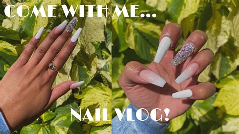 Come With Me To Get My Nails Done ♡ Nail Vlog Youtube