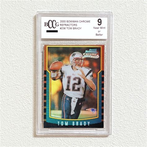 Yahoo オークション 2000 BOWMAN CHROME REFRACTOR 236 TOM BRADY M