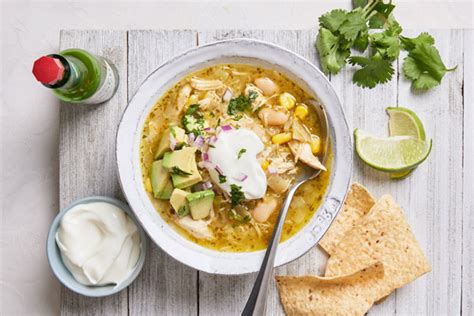 Quick And Easy Green Chicken Chili Olive Mango