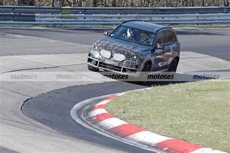 Small Uncovering Of The BMW X5 M Competition Facelift 2023 In New Tests