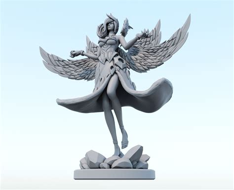 Morgana 3d Print Model From League Of Legends 3d Model 3d Printable