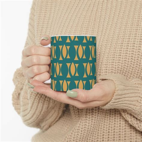 Mid Century Mug Etsy