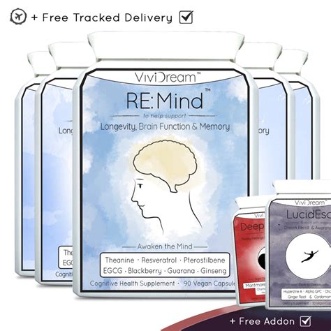 Re Mind Nootropic Anti Aging Supplement Vividream Designer