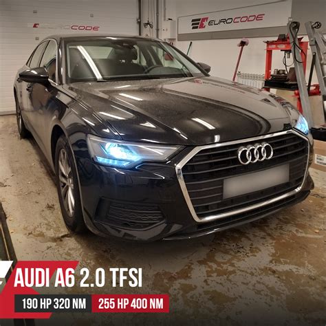 Audi A6 C8 2.0TFSI чип тюнинг от Eurocode Tuning