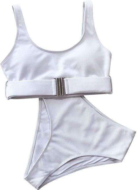 GPURE Bikini Mujer Push up Sexy Bañador Natacion Verano Hebilla Ajustable Traje De Baño de Dos