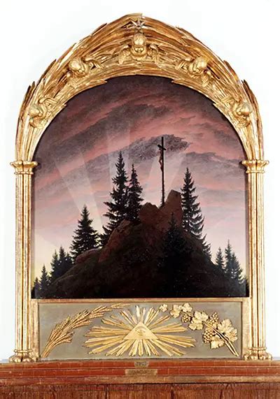 Kreuz Im Gebirge Von Caspar David Friedrich