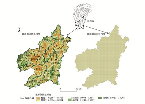 基于地形梯度的赣南地区生态系统服务价值对人为干扰的空间响应