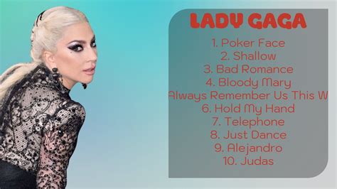 🌿 Lady Gaga 🌿 ~ Best Songs Collection 2024 ~ Greatest Hits Songs Of All