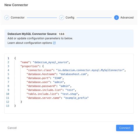 Debezium Mysql Source Connector Upstash Documentation