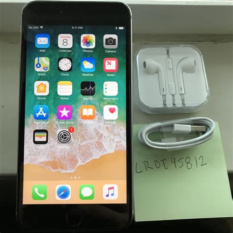 Apple Iphone S Plus Unlocked Grey Gb A Lroi Swappa