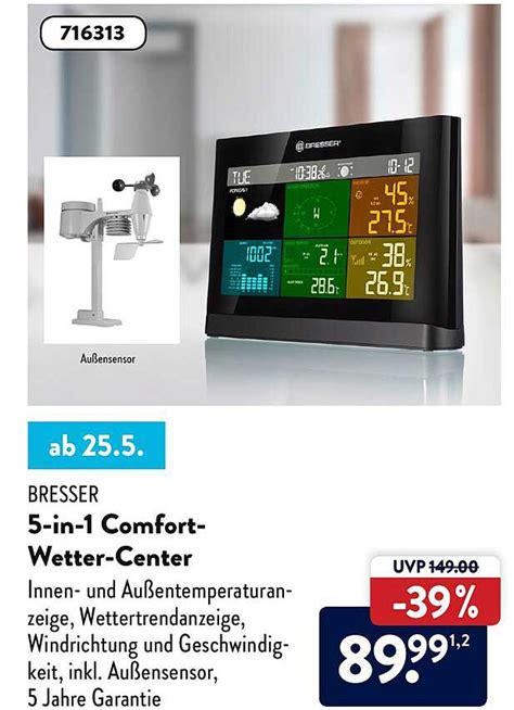 Bresser 5in1 Comfort Wetter Center Angebot Bei ALDI Nord 1Prospekte De