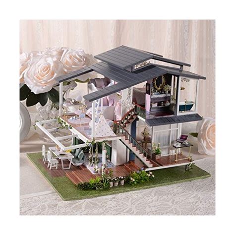 Cuteefun Maison Miniature A Construire Diy Maison Poupee Miniature