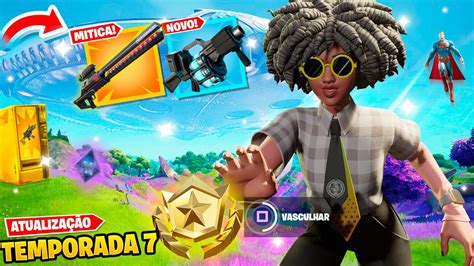 TUDO MUDOU NOVA ATUALIZAÇÃO TEMPORADA 7 FORTNITE TODAS AS NOVIDADES