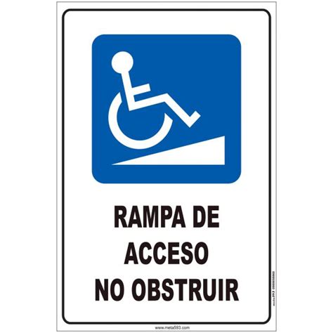 Rampa Acceso No Obstruir Meta593