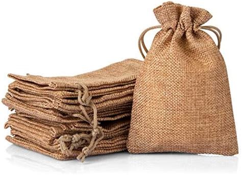 Amazon De Naler X Jutes Ckchen Khaki Jute Beutel F R