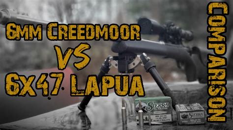 6mm Creedmoor Vs 6x47 Lapua Cartridge Comparison YouTube