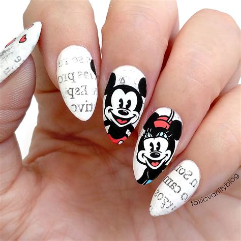 VINTAGE MICKEY MINNIE Nails Ongles Vernis