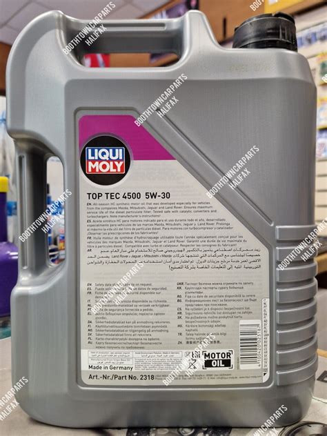 Liqui Moly Top Tec 4500 SAE 5W-30 Jaguar Land Rover Engine Oil C1 ...