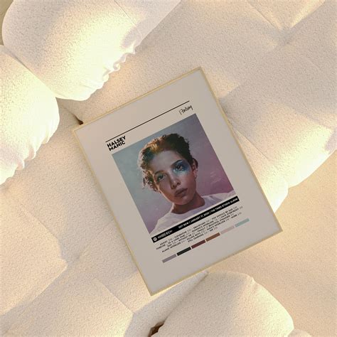 Halsey Manic Album Cover Poster 3 Colors 1 Price Room Decor Wall Decor ...