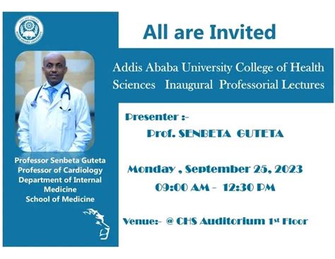 Addis Ababa University College Of Health Sciences Inaugural