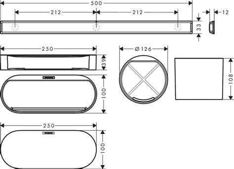 Hansgrohe Accessories Wallstoris Bathroom Bundle Item No 27968670