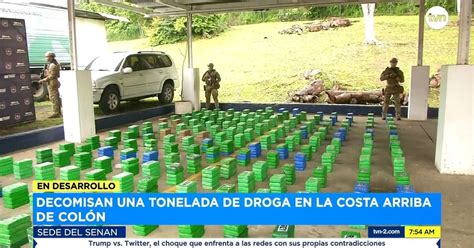 Decomisan M S De Mil Paquetes De Droga En La Costa Arriba De Col N