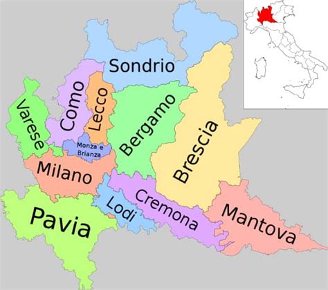 La Lombardia Riassunto Di Geografia •