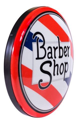 Luminoso Placa Led Barber Shop Color Sal O Barbearia Garagem R