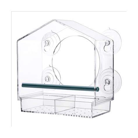 Window Bird Feeders With Strong Suction Cups Clear Bird Feeder For