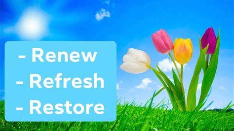 Renew Restore Refocus YouTube