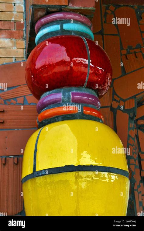 Hundertwasser train station Uelzen Stock Photo - Alamy