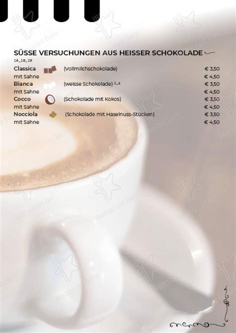 Speisekarte von Eiscafé Venezia restaurant Taunusstein Aarstraße 94